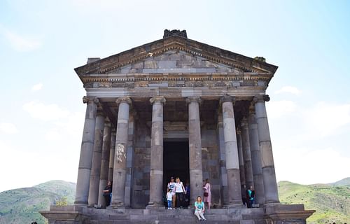 Front View of Garni Temple in Armenia (by James Blake Wiener, CC BY-NC-SA)