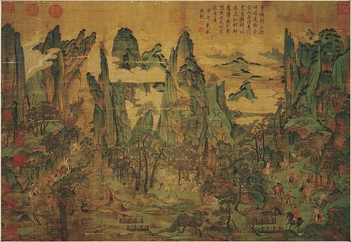 The Emperor Ming Huang Travelling in Shu