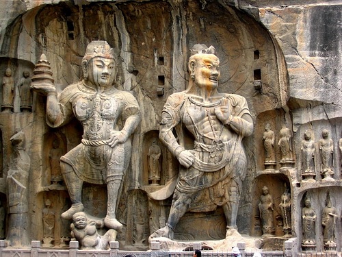 Buddhist Sculptures, Longmen Caves