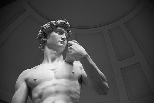 David by Michelangelo (by Joe Hunt, CC BY)