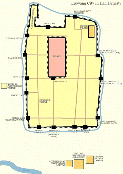 Map of Luoyang