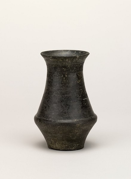 Longshan Black Pottery Vase (by The British Museum, Copyright)