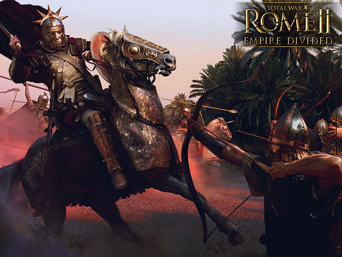 Emperor Aurelian & Sasanid Archers (by The Creative Assembly, Copyright)