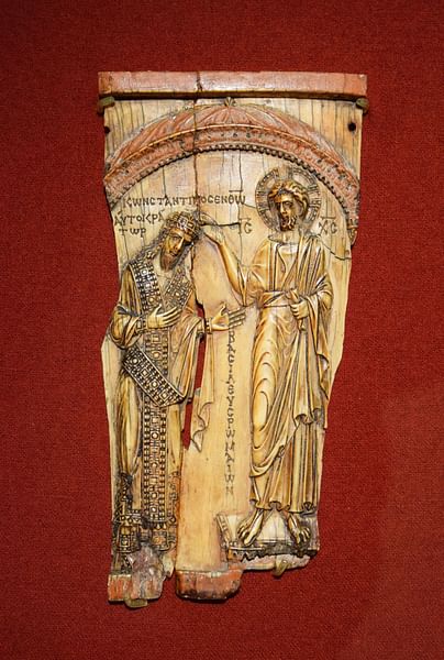 Constantine VII & Christ (by James Blake Wiener, )