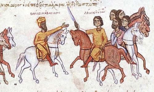 Basil I & Leo VI Confront Each Other