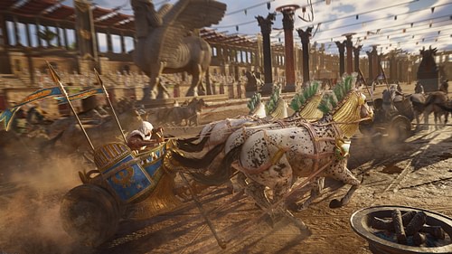 Ancient Chariot Race (by Ubisoft Entertainment SA, Copyright, fair use)