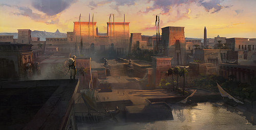 Egyptian Memphis Reconstruction (by Ubisoft Entertainment SA, Copyright, fair use)