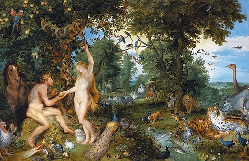 Garden of Eden (by Breughel & Rubens, Public Domain)