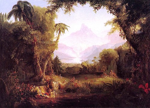 The Garden of Eden by Thomas Cole (by Thomas Cole, Public Domain)