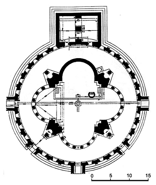 Zvartnots Cathedral Plan