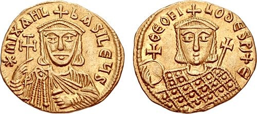 Michael II & Theophilos (by Classical Numismatic Group, Inc., CC BY-SA)