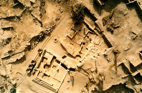 Aerial View of the Ruins at Germa (Garama)