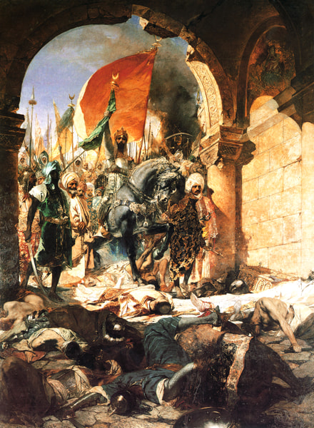 Mehmed II Konstantinopolis'i Fethediyor