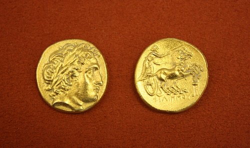 Macedonian Gold Stater (by Mark Cartwright, CC BY-NC-SA)