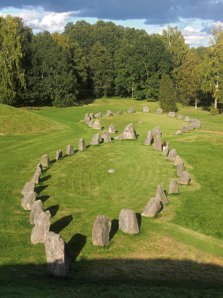 Scandinavian Stone Ship Burial