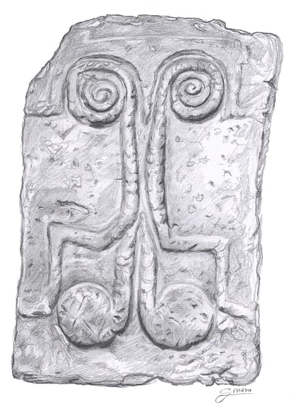 Tombstone Door (Castelluccio Culture, Sicily)