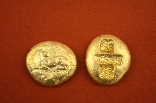 İyonya 7 Mitolojiler.com Miletos Electrum Stater