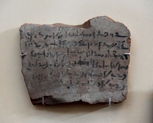 Demotic Ostracon Recording Payment of Necropolis Tax