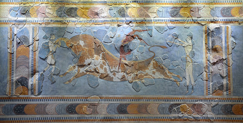 Minoan Bull-leaping Fresco