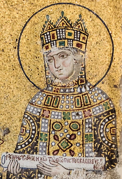 Byzantine Empress Zoe (by Myrabella, Public Domain)