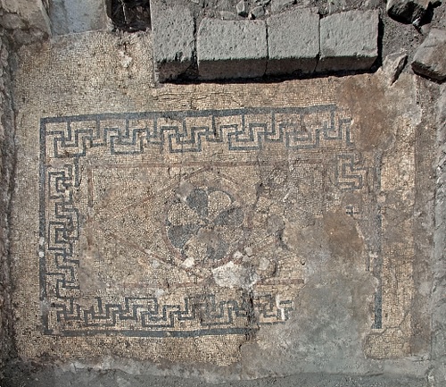 Mosaic floor in Magdala