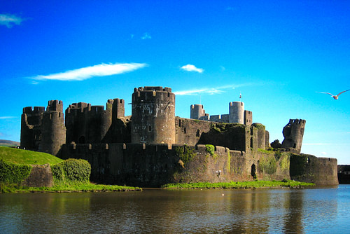 Caerphilly Castle (by Nathan Reading, CC BY-NC-ND)