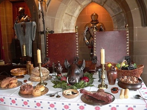 Medieval Dinner Table