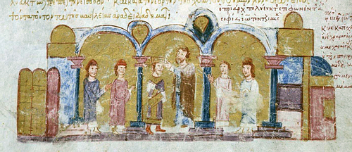 Coronation of John I Tzimiskes (by Cplakidas, Public Domain)