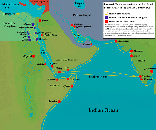 Ptolemaic Trade Networks in the Late 1st Century BCE
