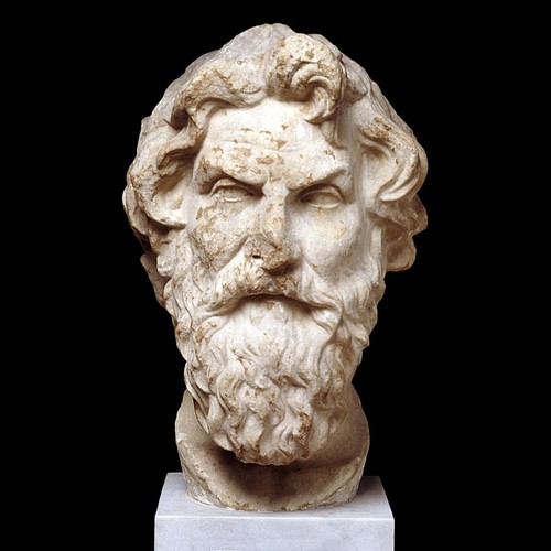 Antisthenes Bust, British Museum (by Trustees of the British Museum, Copyright)