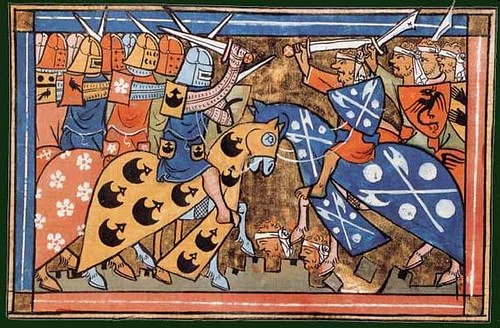 Second Crusade Battle Scene