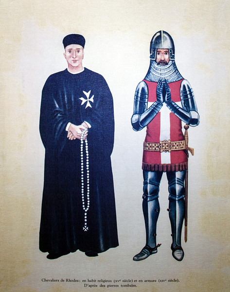 Knights Hospitaller (by Unknown Artist, Public Domain)