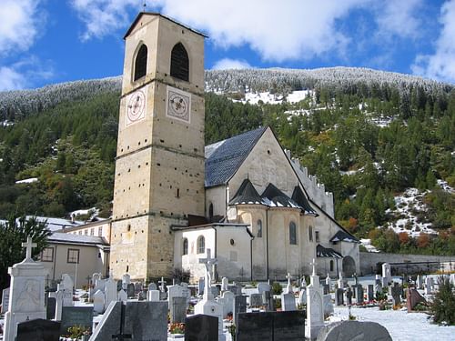 Abbey of Saint John at Müstair, Switzerland (by Georg Mittenecker, CC BY-SA)