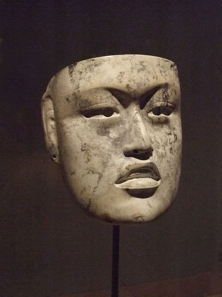 Jadeite Olmec Mask (by Mary Harrsch (Photographed at the Dallas Museum of Art), Copyright)