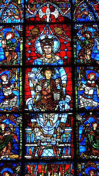 Blue Virgin Window, Chartres Cathedral