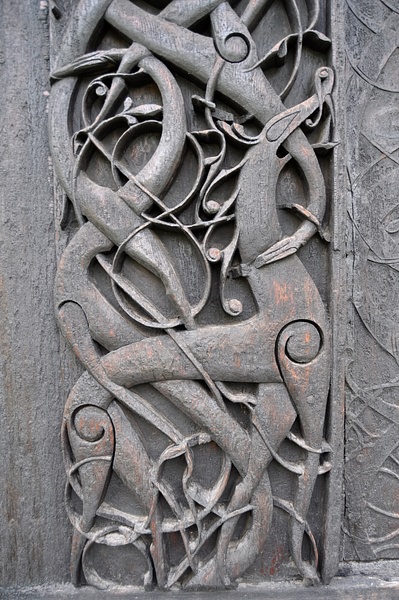 Decorated Portal of Urnes Stave Church