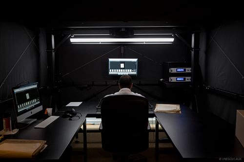 UNESCO Archivist at Work