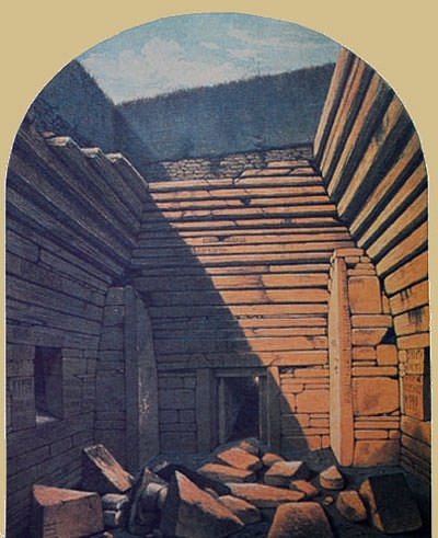 Maeshowe excavation 1861