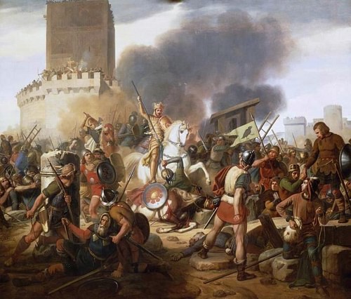 Odo & the Siege of Paris (by Jean-Victor Schnetz, Public Domain)