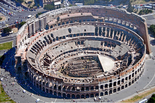 The Colosseum or Flavian Amphitheatre (by Dennis Jarvis, CC BY-NC-SA)