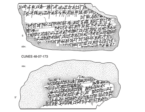 An Illustration of a Gilgamesh Tablet Fragment