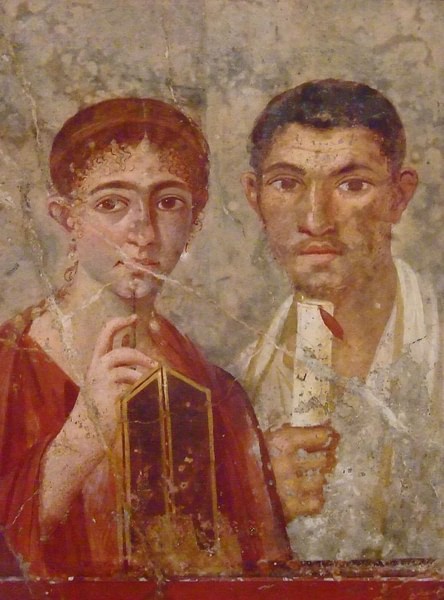 freskó, Pompeji