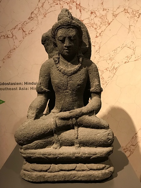 Statue of the Hindu Moon God Chandra