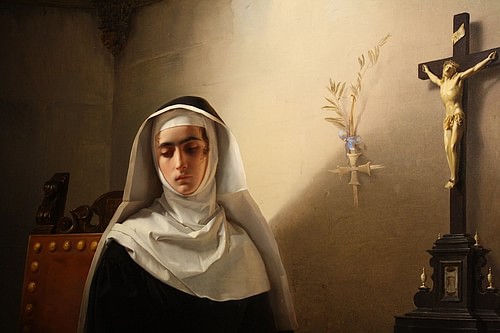 Nun of Monza by Giuseppe Molteni