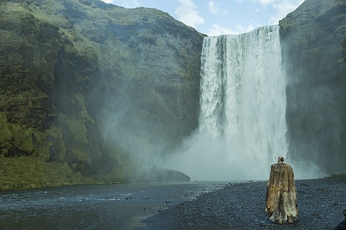 ‎Gustaf Skarsgard as Floki in Iceland