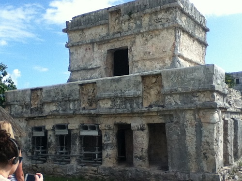 The Temple of the Frescoes, Tulum, Mexico