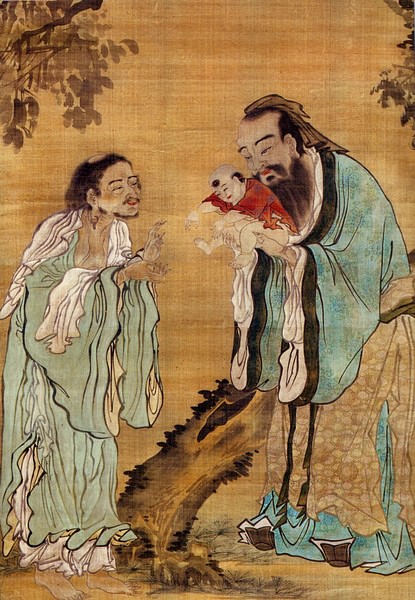 Confucius, Buddha and Lao-Tzu (by Lucas, CC BY)