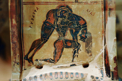 Ajax and Achilles, Francois Vase (by Kealor (used with permission), Copyright)