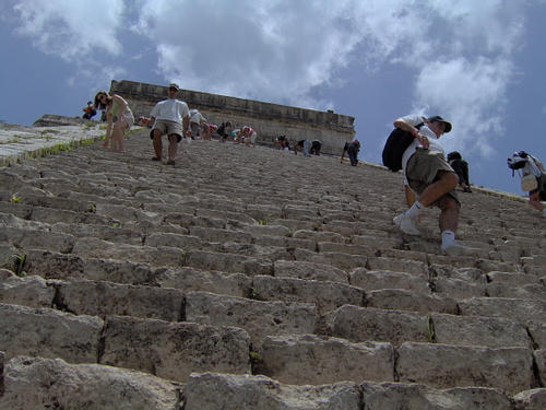 Steps of El Castillo Chichen Itza