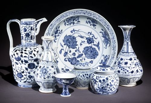 Ming Dynasty Blue-and-White Porcelain (by The British Museum, Copyright)